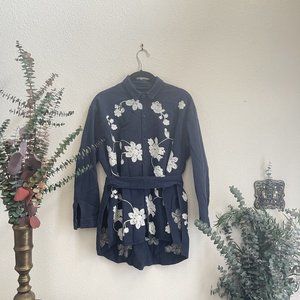XS - LUCKY BRAND True Indigo Oversized Tunic Top